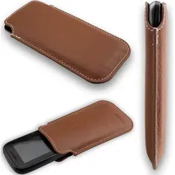 caseroxx Business-Line Etui für Samsung GT-E1280, Tasche (Business-Line Etui) - Braun