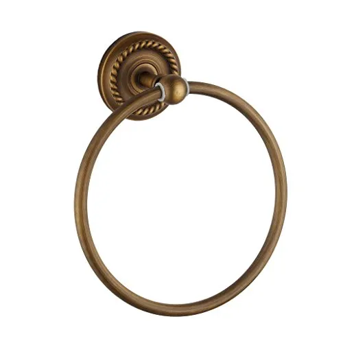 Weare Home Antike Handtuchhalter Ring ,Retro Handtuchhalter Messing, Vintage Handtuchring mit Bohren