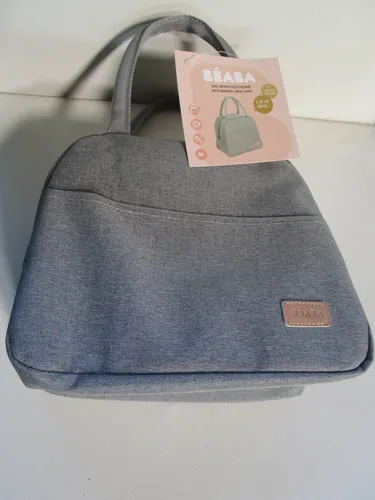 Beaba - Innenbeschichtete Lunchtasche für Baby-Kinder-Mahlzeiten-in Grau