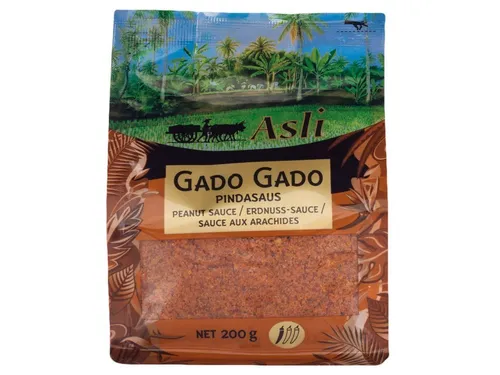 Asli Gado Gado Erdnuss Sauce 200g | Saté-Sauce Mix | Sateé | Satay Peanut Sauce