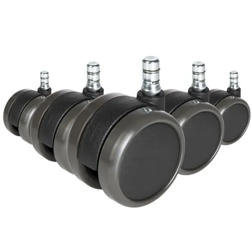 Rollen Bürostuhl Stuhlrollen 11 mm No-Noise von hjh Office