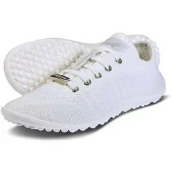 Leguano Go Barfußschuhe 46 - Weiß - Sneaker für Freizeit und Alltag, die ein natürliches Laufgefühl bieten. Ideal für aktive Menschen, die Komfort und Stil schätzen. Stöbere in weiteren Leguano Angeboten!