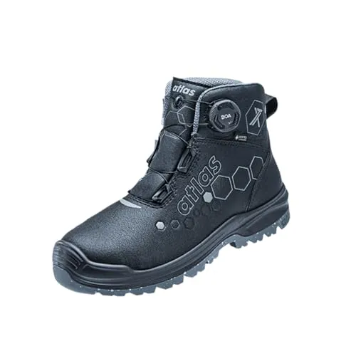 Atlas XT 550 BOA GTX S3 Profi Sicherheitsschuhe mit Gore-Tex Extraguard Obermaterial, wasserdicht, mit Aluminiumkappe und Durchtrittsschutz W10 Gr.38