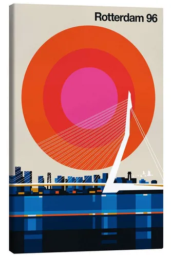 Posterlounge Wandbild Rotterdam 96, Bo Lundberg, erhältlich als Poster, Leinwandbild, Wandsticker oder Acrylglasbild