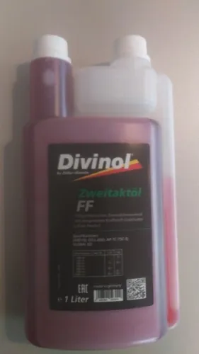 Divinol 26150 Zweitaktöl FF 1x1 Liter Dosierflasche 2-Taktöl teilsynthetisch 2T
