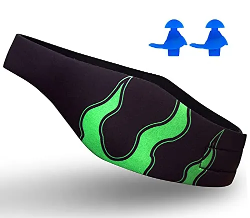 Lightening Schwimmband – entwickelt, um die Ohren des Schwimmers zu verhindern – Ohren und Ohrenschützer – verhindert das Eindringen von Wasser und hält die Ohrstöpsel