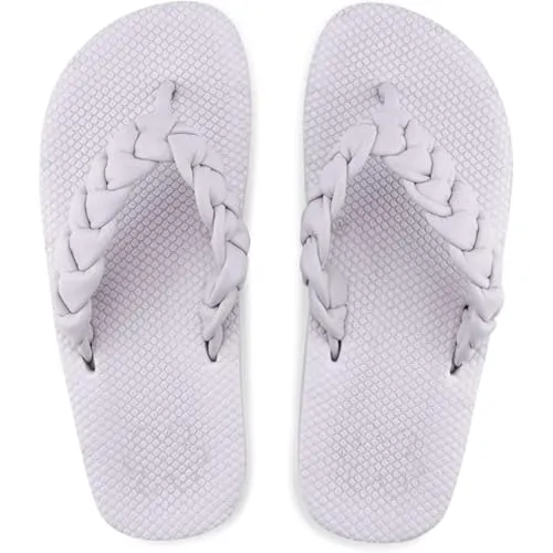 Damen Sandalen Comfy*Weave in Lavendellila, Größe 37 EU - Moderne Sandalen mit weicher Sohle und veganem Leder. Rutschfeste Wellenprofilsohle für sicheren Halt und ein bequemes Fußbett für den ganzen Tag.