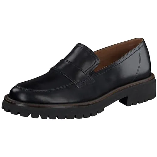 Paul Green 2683066 Slipper in Schwarz - Eleganter Damen Slipper aus hochwertigem Leder mit Super Soft Technologie für optimalen Komfort. Ideal für Business und Freizeit, bietet er einen leichten Einschlupf und eine stabilisierende Profillaufsohle.