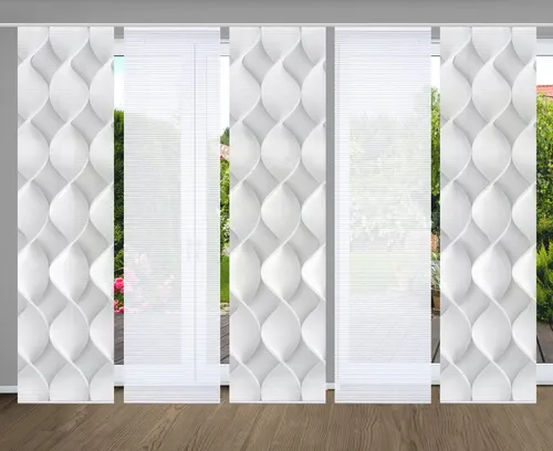 HOME in green Schiebevorhang grau - Hochwertiger Schiebevorhang aus Synthetik in grau, ideal für stilvolle Raumgestaltungen. Maße: 60 cm x 245 cm. Jetzt 10€ Willkommens-Gutschein bei Newsletter-Anmeldung sichern!