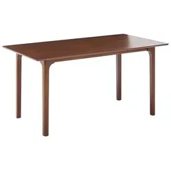 BELIANI Esstisch Dunkle Esche für 6 Personen – Moderner Küchentisch 160 x 90 cm