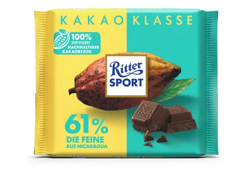 Ritter Sport Kakao 61% Die Feine 100g