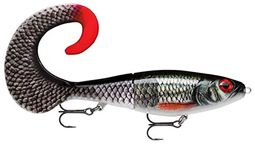 Rapala - X-Rap Otus Angelköder - Kunstköder mit ABS-Körper und weichem PVC-Fischschwanz - Süßwasser Spinnköder - Lauftiefe 0.5-1m - Fischköder 17cm, 40g - Hergestellt in Estland - Pearl Ghost Gold