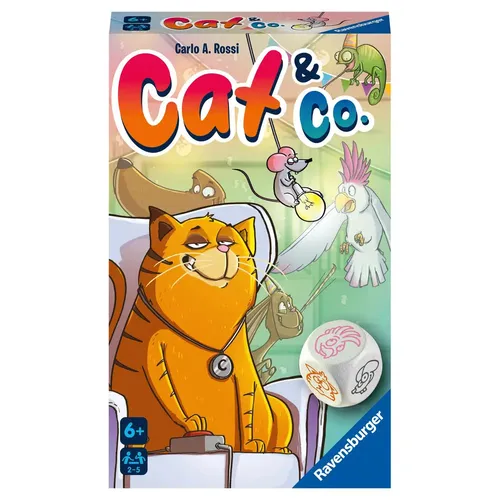 Ravensburger 20964- Cat & Co. - Würfel-Merkspiel, Spiel für Kinder ab 6 Jahren