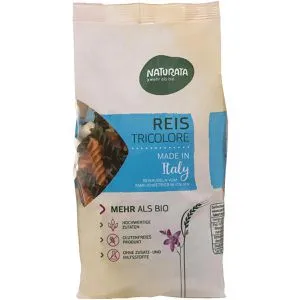 Naturata Nudeln Tricolore, BIO, glutenfrei, Reismehl, 250 g