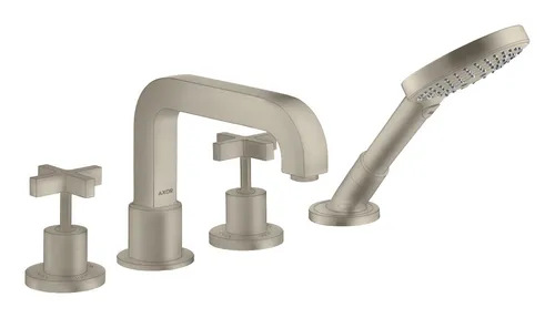 Axor Citterio 4-Loch Fliesenrandarmatur mit Kreuzgriff von AXOR