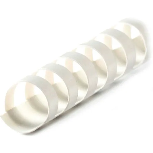 LMG Kunststoffbinderücken weiß für 105 Blatt 100