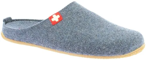 Living Kitzbühel Hausschuhe Filzpantoffel (Wolle) Schweizer Kreuz midnight navyblau Damen, Größe Euro (US): 36