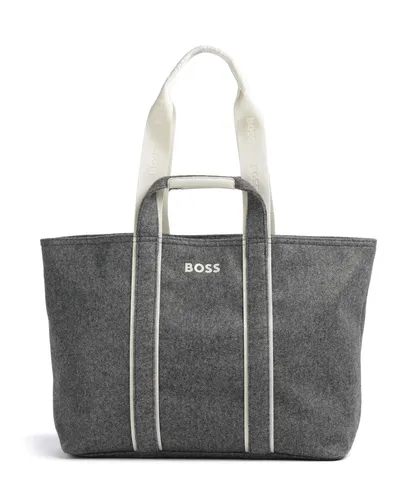 BOSS Palmah Shopper dunkelgrau 50552483-023 - Handtasche aus recyceltem Polyester in elegantem dunkelgrau, nachhaltig und stylisch für umweltbewusste Fashion-Liebhaber.