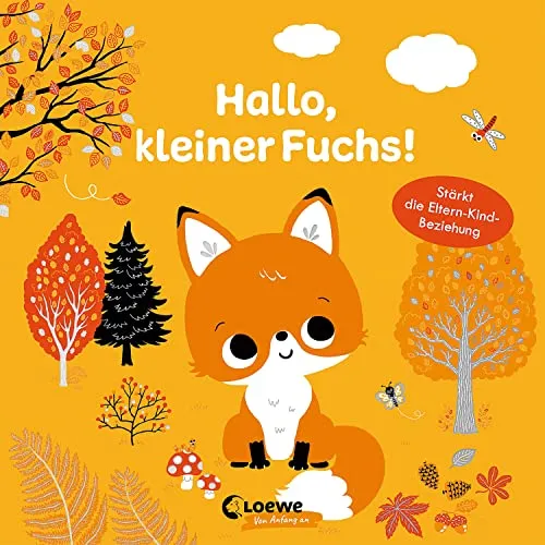 Hallo, kleiner Fuchs!: Pappbilderbuch für Kleinkinder ab 12 Monate - Stärkt die Eltern-Kind-Beziehung (Sehen, Fühlen und Entdecken)