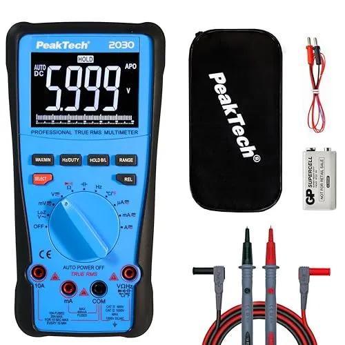 PeakTech Multimeter P 2030 True RMS – Digitales Messgerät für Profis