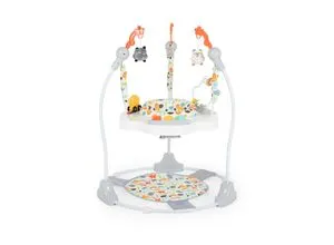 Moni Hopser Magic Fun Spielcenter - Tagescremes - Hochwertiges Spielcenter mit Musik und Licht, höhenverstellbar und 360° drehbarem Sitz für grenzenlosen Spielspaß und Förderung der motorischen Fähigkeiten.