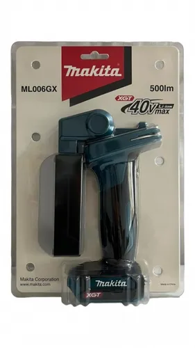 Makita ML006G LED Arbeitsleuchte, 500 Lumen - Taschenlampen mit 18 lichtstarken LEDs, klappbarem Haken und schwenkbarem Kopf für maximale Flexibilität. Ideal für Werkstätten und Baustellen!