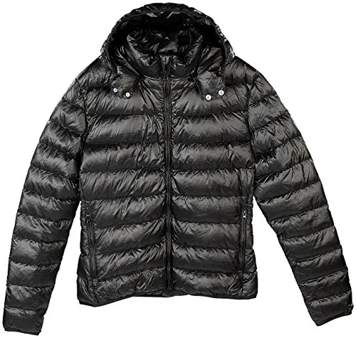 PEARL outdoor Daunenjacke Damen: Daunenjacke, schwarz, Größe S, unisex (Damen Jacke, Steppjacke Damen, Herren)