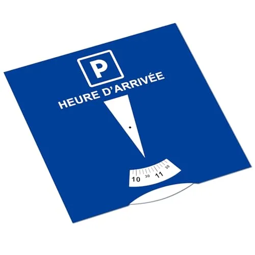 kinoco 1 Stück Parkscheibe blau Parkscheibe Zeitstempel Europa Parkplatz – Autozubehör