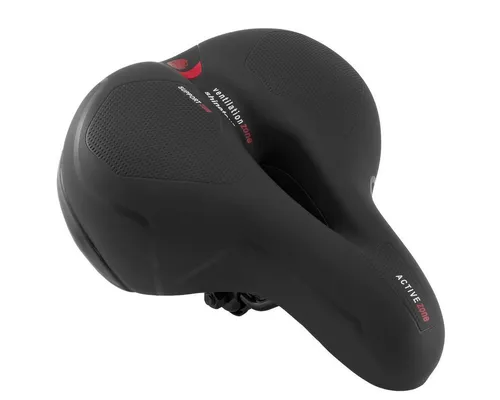 MidGard Fahrradsattel stoßdämpfend und atmungsaktiv, ergonomischer Fahrradsitz f MTB e-Bike, ergonomischer Fahrrad-Sattel mit Zug- und Druckfedern