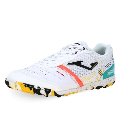 Joma Fußballschuhe Mundial 25 Turf MUNS2502TF in Weiß-Schwarz, 45 EU