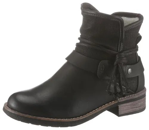 Rieker Ankleboots schwarz 42 EU - Wanderschuhe in Größe 42 mit 3.9 cm Absatzhöhe, bequem und stylisch, ideal für Outdoor-Aktivitäten und den Alltag.