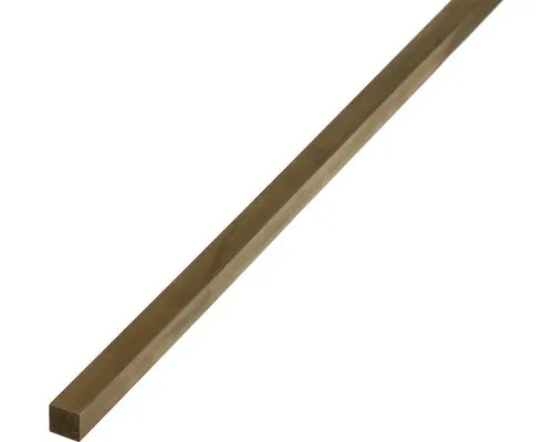 Vierkantstange Messing 6x6 mm, 1 m