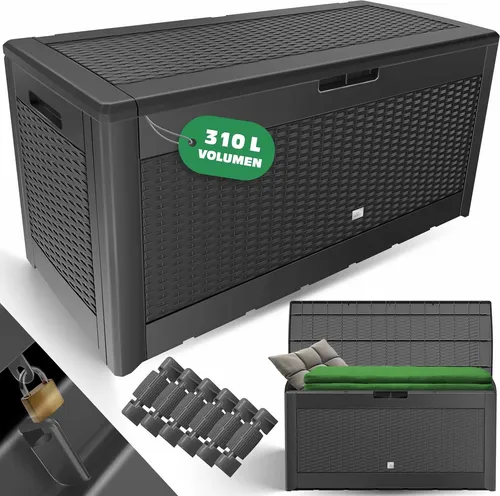 Produktbild KESSER Aufbewahrungsbox 310 Liter mit Rollen