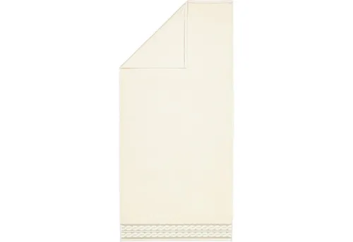 Möve Handtücher Cosy Knits Chenille, 100% Baumwolle - Handtücher aus 100% Baumwolle, besonders weich und saugfähig, gemustert in elegantem beige, ideal für ein gemütliches Badezimmer.