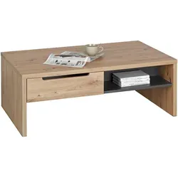 Produktbild Carryhome Couchtisch in Graphit und Eiche Artisan