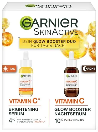 Garnier Vitamin C Glow Booster Serum Duo für Tag & Nacht von Garnier