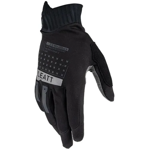 Leatt Glove MTB 2.0 Windblock #S/EU7/US8 Blk - Fahrradbekleidung mit Windblock-Technologie, sorgt für kühlen Komfort und Langlebigkeit bei jedem Trail-Abenteuer.