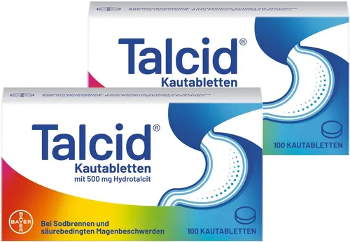 Bayer Vital GmbH Talcid Kautabletten 2 x 100 von Bayer Vital GmbH