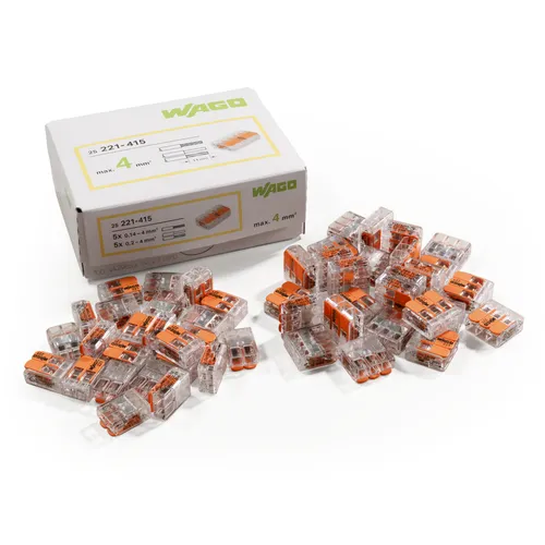 WAGO Klemmen-Set, 75-teilig – Vielseitige Kabelverbinder