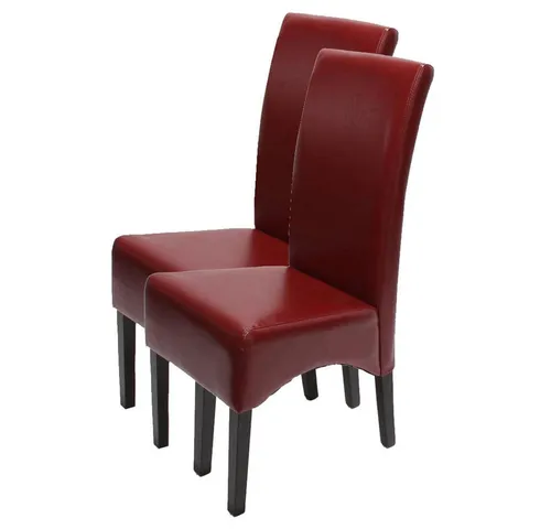 PROREGAL® Esszimmerstuhl Esszimmerstuhl gepolstert, HxBxT, Sitzhöhe, Material, Farbe (2 St), hochwertiger Bezug, stabile Konstruktion und dazu ein echter Hingucker