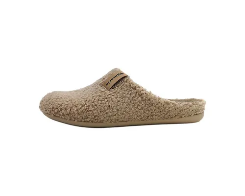 Tamaris Hausschuh Beige 37 EU - Bequemer Hausschuh in Beige, Größe 37 EU, ideal für entspannte Stunden zu Hause. Das weiche Textilmaterial sorgt für angenehmen Tragekomfort.