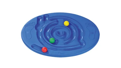 Produktbild Weplay Motorikschleife Balance Labyrinth Schnecke mit 3 Bällen blau