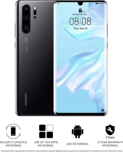Huawei P30 Pro 8GB/128GB Einzel-SIM Schwarz von Huawei