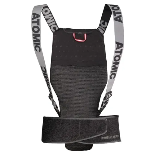 Atomic Live Shield AMID Lite Vest M I Herren-Protektorenweste mit AMID-Technologie für maximalen Schutz I Ergonomischer Rückenprotektor aus atmungsaktivem Mesh I Ski-Schutzweste mit Taillengurt