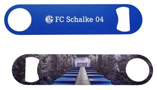 FC Schalke 04 Flaschenöffner Edelstahl in silber von FC Schalke 04