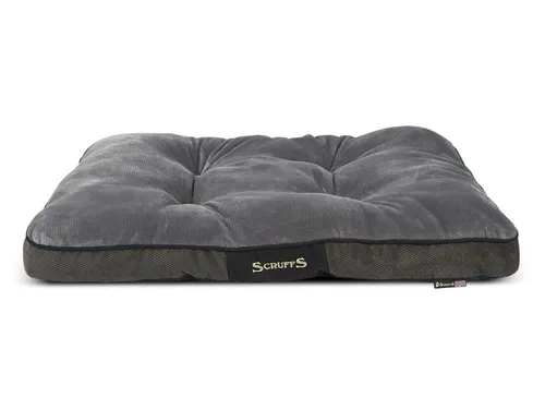 Scruffs Tierbett Hundekissen SCRUFFS® Chester - Graphite, kuscheliger Plüschstoff - Tierbetten: Das SCRUFFS Chester Hundekissen bietet ein traumhaftes Liegevergnügen mit einem kuscheligen Plüschstoff und Anti-Rutsch-Boden für sicheren Halt.