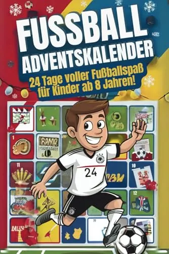 Fußball-Adventskalender für Kinder ab 8 Jahren - Biographien von Rugbists - 24 Tage voller Fußballspaß mit Witzen, Rätseln und kreativen Aufgaben für echte Fußballfans!