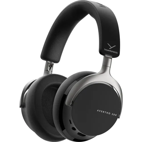 beyerdynamic AVENTHO 200 Wireless Kopfhörer mit ANC - Genieße höchsten Tragekomfort mit weichem Memory Foam und verstellbaren Ohrbügeln. Stilvolles Design aus Aluminium und einfache Bedienung durch Touch-Sensoren. Austauschbare Ohrpolster und Akku für langanhaltende Qualität.