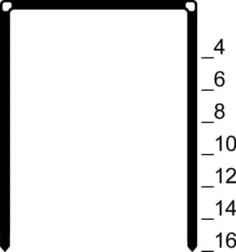 Prebena Klammern A10CRF A 80/10mm A2 rostfrei - Tackerklammern aus rostfreiem Edelstahl, ideal für präzise Befestigungen in verschiedenen Projekten. 8000 Stück pro Packung, hergestellt in Deutschland.