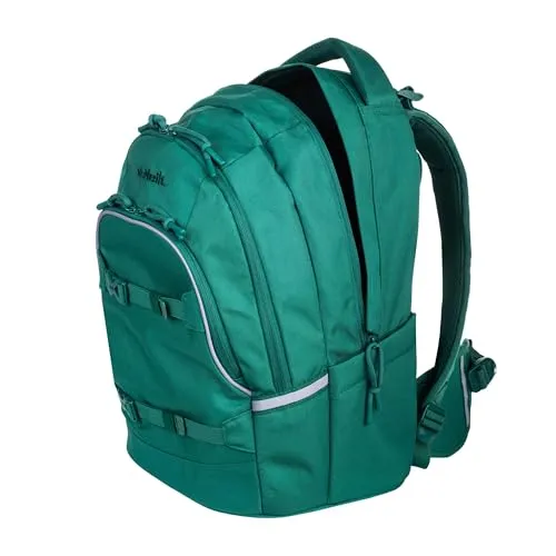 McNeill Schulrucksack MILO (hellgrün) - Schulranzen mit gepolsterten Rückriemen, robustem Design und innovativem Air-Flow Rückensystem für optimalen Tragekomfort und Standfestigkeit.